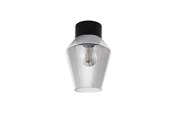 Lampen - EGLO VERILLI PLAFONDLAMP ZWART/SMOKE - 97634