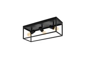 Lampen - EGLO SILENTINA PLAFONDLAMP 3XE27 ZWART - 98333
