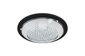 Lampen - EGLO ACOLLA 1 PLAFOND Ø370 ZWART/WIT/HELDER - 99357
