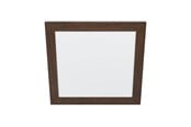 Lampen - EGLO PIGLIONASSO PLAFOND 500X500 DONKER HOUT/WIT - 99474