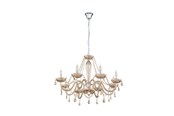 Lampen - EGLO BASILANO KROONLUCHTER 8L COGNAC - 39093