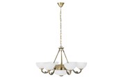 Lampen - EGLO SAVOY KROONLUCHTER 6+2L ANTIEK - 82749