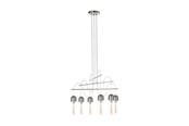 Lampen - EGLO ZACHARO KROONLUCHTER 6X360LM GS/HELDER - 96943
