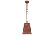 Lampen - EGLO MEOPHAM HANGLAMP E27 Ø240 ROEST - 43404