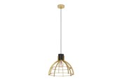 Lampen - EGLO STILLINGTON HANGER E27 ZWART/GOUD - 43767