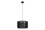 Lampen - EGLO MANBY HANGLAMP E27 Ø450 ZWART - 43795