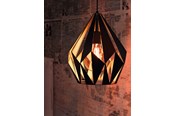 Lampen - EGLO CARLTON 1 HANGER Ø310 ZWART/GEEL - 49256