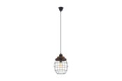 Lampen - EGLO BAMPTON HANGER ZWART ANTIEK - 49499