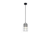 Lampen - EGLO CONSETT PENDEL Ø140 BETON/ZWART - 49783