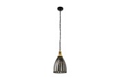 Lampen - EGLO OLDCASTLE HANGER Ø255 ANTIEK BRUIN - 49786
