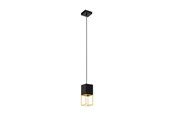 Lampen - EGLO MONTEBALDO HANGLAMP 400LM ZWART/GOUD - 97733