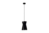 Lampen - EGLO VALECROSIA HANGER E27 180X180 ZWART/WIT - 99082