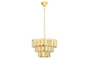Lampen - EGLO ERSEKA HANGER 5L E14 MESSING/KRISTAL - 99098