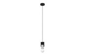 Lampen - EGLO LOBATIA HANGER E27 ZWART/GRIJS - 99531