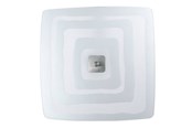 Lampen - EGLO BORGO 2 PLAFONDLAMP SATIJN/HELDER MET STEKKER - 27179