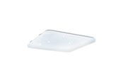 Lampen - EGLO FRANIA-S PLAFOND 530X530 50W 5900LM WIT/KRISTAL EFFECT - 98449