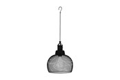 Lampen - EGLO ZONNECEL HANGER 200MA Ø185 ZWART - 48935