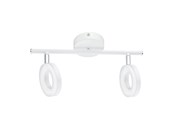 Lampen - EGLO ODERSO SPOT 2X360LM WIT - 75202