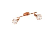 Lampen - EGLO ZAPATA SPOT 2L KOPER - 95546