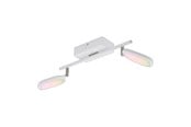 Lampen - EGLO PALOMBARE-C SPOT RGBTW 2X600LM WIT - 97692