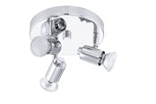 Lampen - EGLO ROSARO 1 SPOT PAD 3X3W CHROOM - 13571