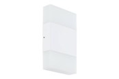Lampen - EGLO LINOSA BUITENMUUR 125X215 2X250LM IP54 WIT - 75457