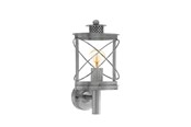 Lampen - EGLO HILBURN 1 BUITENMUUR OMHOOG ANTIEK GRIJS - 94865