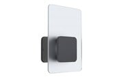 Lampen - EGLO EREDITA UDE WALL 10W 1000LM IP44 ANTRACIET/SATIJN. - 99585