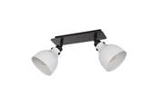 Lampen - EGLO MATLOCK WALL 2XE27 GRIJS - 43828