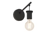 Lampen - EGLO CAPOLIVERI-E WALL L120 H140 E27 ZWART - 74054