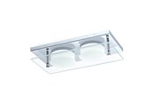Lampen - EGLO ABIOLA WAND/PLAFOND 2X450LM 115X220 CHROOM - 75327
