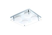 Lampen - EGLO ABIOLA WAND/PLAFOND 4X450LM 220X220 CHROOM - 75329