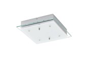 Lampen - EGLO FRES 2 WALL 4L 290X290 SATIJN/HELDER - 93888