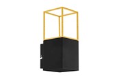 Lampen - EGLO MONTEBALDO WALL 400LM ZWART/GOUD - 97735
