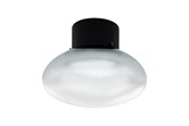 Lampen - EGLO BELATEGI WAND/PLAFOND E27 Ø240 ZWART/ROOK - 99112