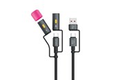 USB-kabel - 4smarts Explorer 4-in-1 USB-C Cable Set - 541060
