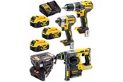 Elektrische schroevendraaier & boor - Dewalt DCK368P3T-QW Cordless Tool Kit - DCK368P3T-QW