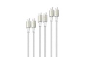 USB-kabel - 4smarts USB-C to USB-C Cable - 60W 3 pcs (3 m + 1.5 m + 0.5 m) - 540621