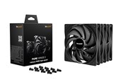 Case Fan - be quiet! PURE WINGS 3 HS 140 (3-pack) - Case ventilator - 140mm - Black - 30 dBA - BL138