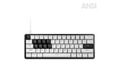 Toetsenbord - Pulsar PCMK 3 HE 60 (ANSI) - Gaming Toetsenbord - Zonder Numpad - Engels (US international) - Wit - PCMK3HE601W