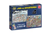 Puzzels - Jan van Haasteren Give us some space & All dressed up (2 × 1000) - 1110100540