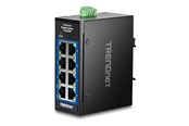 Switch - TRENDnet TI-GLC80 - Version V1.xR - switch - industrial mini - 8 ports - TAA Compliant - TI-GLC80