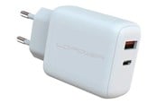 Mobiel - Adapters & Opladers - LC Power LC-GAN-45 power adapter - GaN - USB Type A 24 pin USB-C - 45 Watt - LC-GAN-45