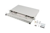 Accessoires - Lanberg patch panel - 1U - 19" - 12 x SC simplex / 12 x LC duplex - FOP1-12SS-LDS