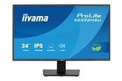Scherm - 24" iiyama ProLite X2492HSU-B1 - LED monitor - Full HD (1080p) - 24" - X2492HSU-B1