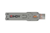 Systeemaccessoires - Lindy USB Type A Port Blocker Key - USB port blocker - 40623