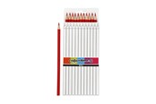 Schrijf- en tekengerei - Creativ Company Triangular Colored Pencils - Red 12 pcs. - 38572
