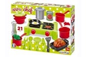 Speelkeuken en apparatuur - Ecoiffier - 100% Chef Stove 12pcs. - 2649