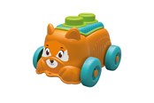 Speelgoed voor baby's - Clementoni Baby - Clemmy Sensory Puppy Orange with Soft Blocks 5pcs. - 17487