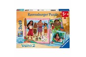 Puzzels - Ravensburger - Jigsaw puzzle Disney Vaiana 2 3x49 pcs. - 12004102